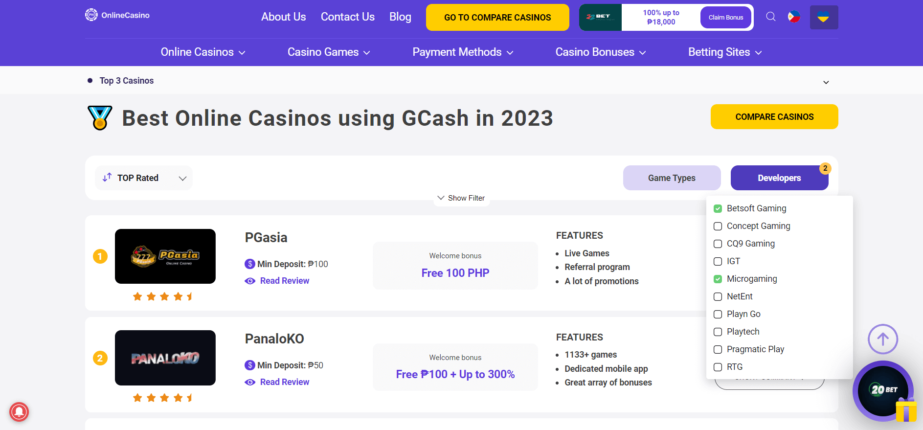 how to filter online casinos